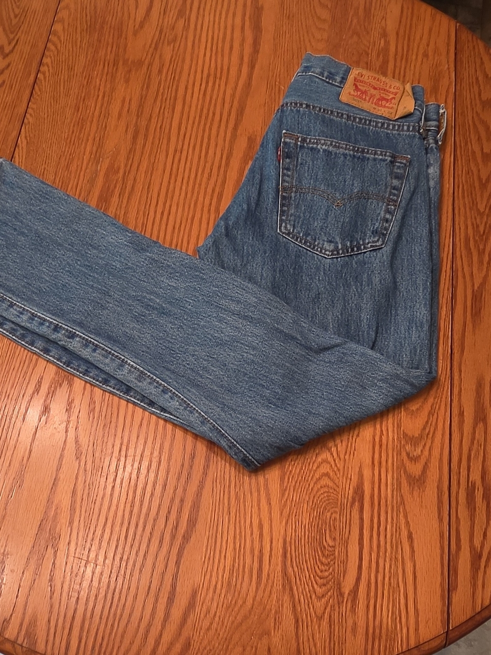 Levi's Men's Straight Leg Denim Jeans - Medium Blue